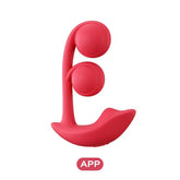 Melody Wearable Dual Vibrator Pink Silicone G-Spot Stimulator Panty Vibrators